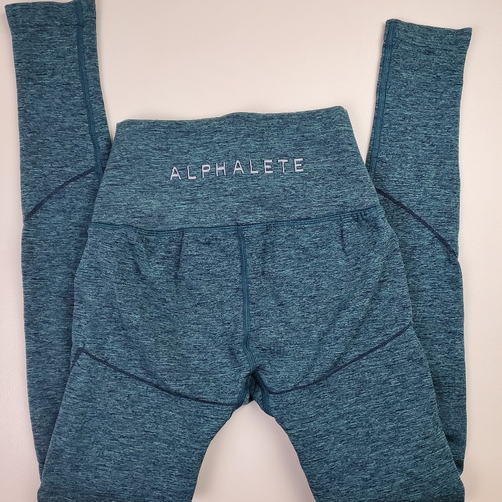 Dress Blue Alphalete Leggings